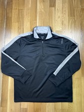 Image of Vintage Reebok Black Quarter Zip