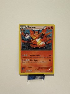 Pokémon TCG Emboar Boundaries Crossed 26/149 Cosmos Holo Rare NM