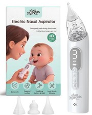 Nasal Aspirator for Baby, Baby Nose Sucker with 3 Suction Level, Electric Nos...