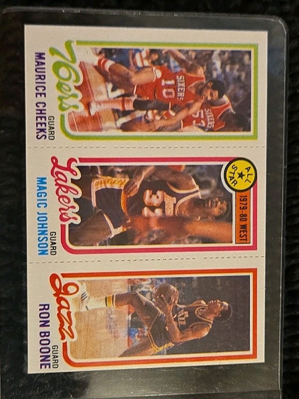 1980-81 Topps RC Michael Cooper Magic Johnson Maurice Cheeks  11/12 Cards Crisp 