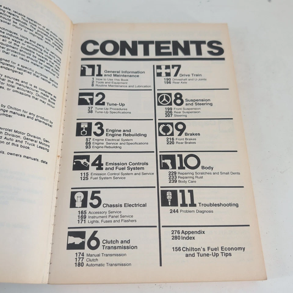 1969-82 Chevrolet Blazer GMC Jimmy Chilton's Repair & Tune-Up Guide P. No. 6931 - Image 3 of 4