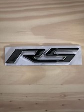 1x Black Rs Emblem Badge Stickers For Camaro Chevrolet Gm Series 92225496 1x Black Rs Emblem Badge Stickers For Camaro Chevrolet Gm Series 92225496