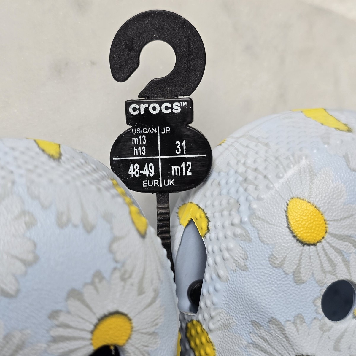 Crocs Baya Seasonal Printed Daisy Floral Clog Mens Sz 13  display picture 2