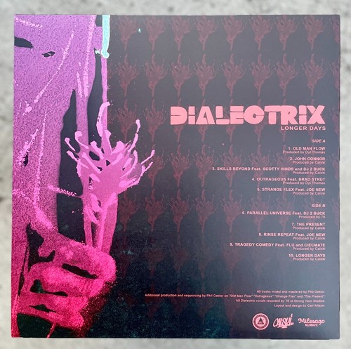 DIALECTRIX Longer Days LP Milesago Brad Strut Ciecmate COLOURED Vinyl Oz Hip Hop - Picture 3 of 3
