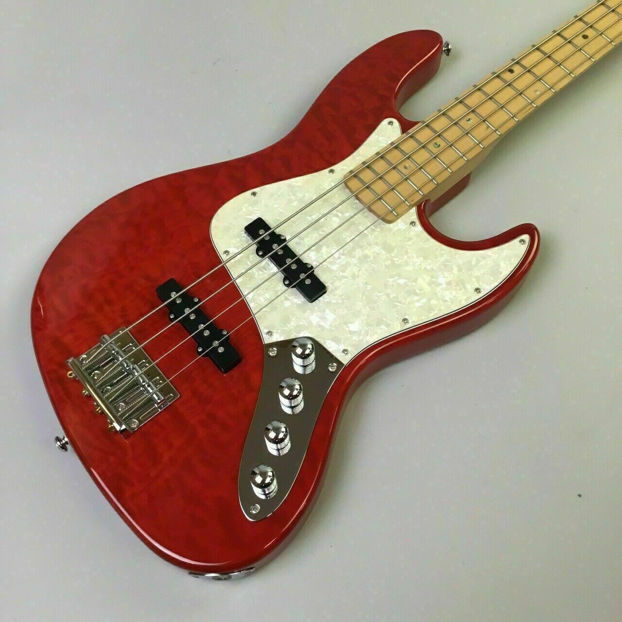 GrassRoots G-T-68BZ L'arc en Ciel tetsuya Model Jazz Electric Bass Maple Used GrassRoots G-T-68BZ L'arc en Ciel tetsuya Model Jazz Electric Bass Maple Used