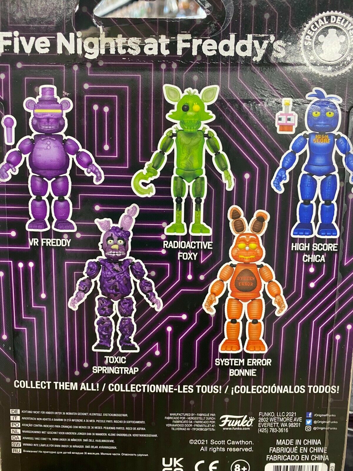 Funko Five Nights At Freddy's: Special Delivery System Error Bonnie 5.46-in  Action Figure