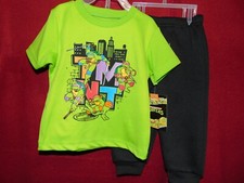 Size 12 Months TEENAGE MUTANT NINJA TURTLES 2 pc. Jogger Sweat Suit NEW W/ TAGS 