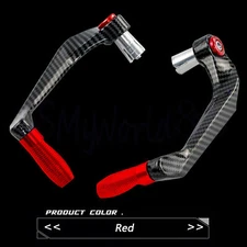Red Brake Clutch Levers Guard Hand Protector Fit For GSXR 600 750 1000 1300