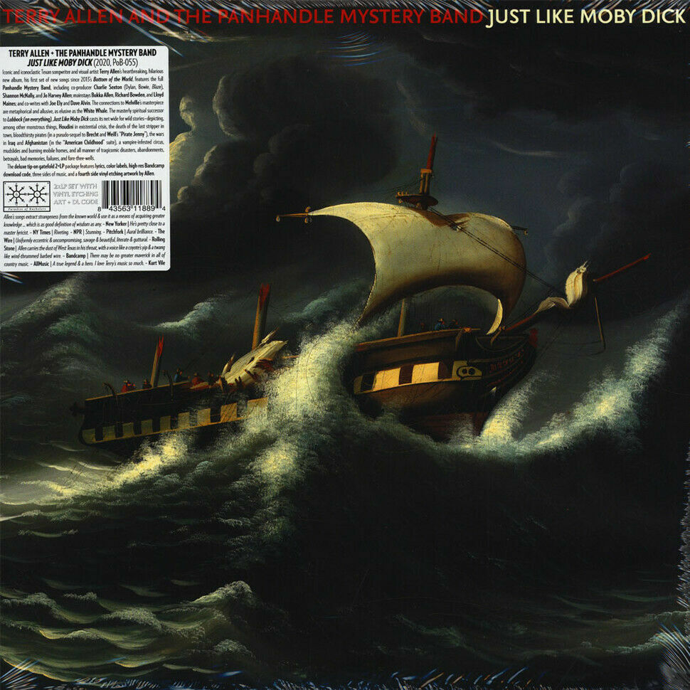 Terry Allen and the Panhandle Mystery Band Just Like Moby Dick Double Vinyl LP