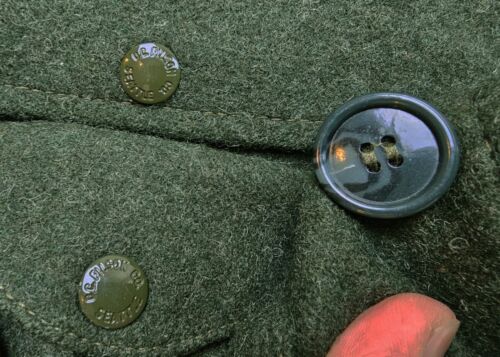 HOT VTG Men's FILSON 83 McKINAW CRUISER PARKA WOOL SAGE GREEN COAT Jacket 38 S-M - Picture 7 of 18