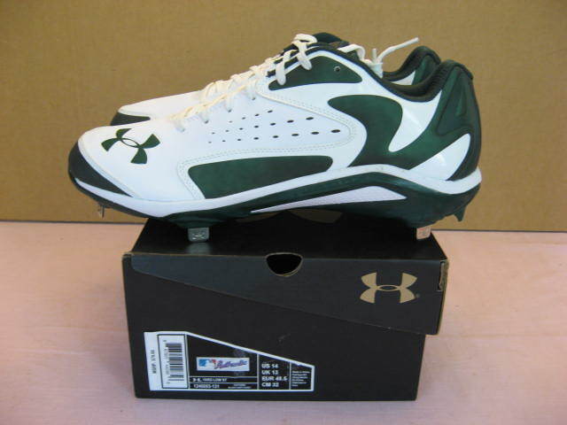 Under Armour Yard Low ST Baseball Cleats 1246693-131 Sz 14 - New