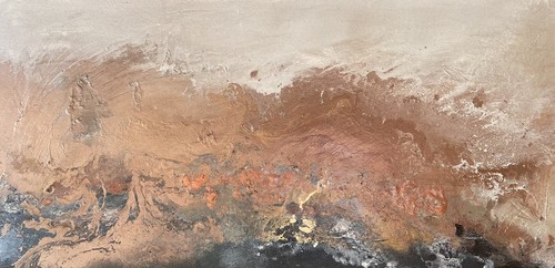 LARGE ABSTRACT ACRYLIC ORIGINAL PAINTING On 100 x 50cm Canvas By Diane Plant ART - Picture 10 of 12