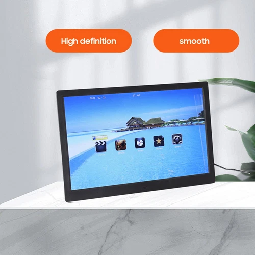 15 Zoll Digital Fotorahmen LED Bildrahmen Album Desktop 1280 * 800 HD eBook