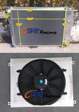 3row Aluminum Radiatorshroudfan For Chevy Nova Pro 1968-1974small Block 72-79
