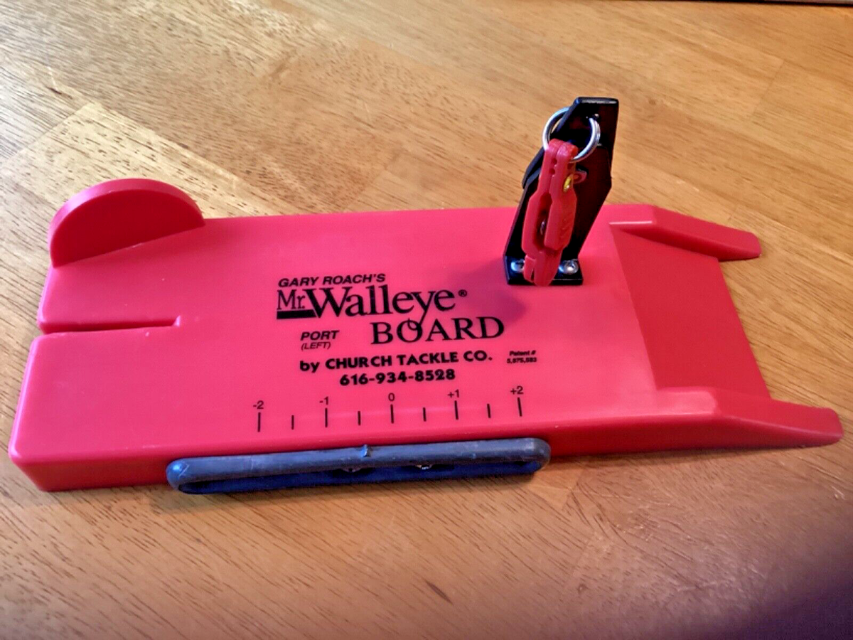 ONE (1) Church Gary Roach’s Walleye Board by Church Tackle-PORT/LEFT  SIDE