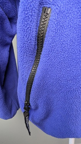London Fog Jacket Medium Blue Fleece Zip-Up Pockets Women's Fall Coat - Picture 4 of 11