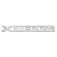 New Oem 2005-15 Nissan Xterra Rear Tailgate Chrome Nameplate Emblem 93494-ea000