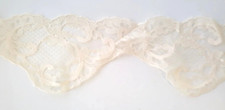 Beige Lace Scalloped Trim Embellishment Yardage Crafts Vintage