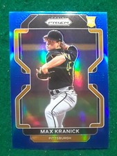 2022 Prizm Baseball Tier II Base Blue #185 Max Kranick - Pittsburgh Pirates