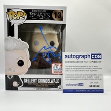 Johnny Depp AUTOGRAPH Fantastic Beasts - Gellert Grindelwald Signed Pop ACOA