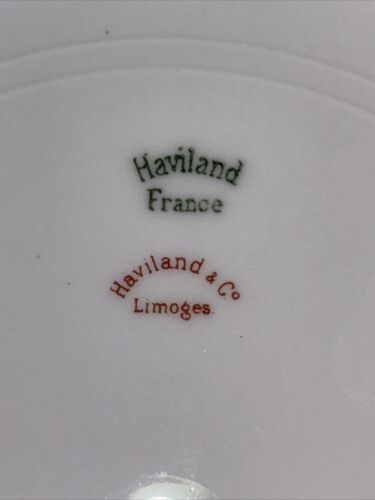 Haviland & Co. France Limoges Miramar 9 11/16" Dinner Plate - Free Shipping - Picture 4 of 5