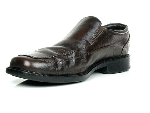 Johnston Murphy loafer slip-on brown leather men's shoes 20-2162 size 10.5 M - Picture 5 of 10