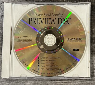 Zygon The Learning Machine Learning Disc Super Speed Learning Preview Disc