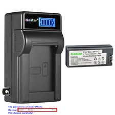 Kastar Battery LCD Wall Charger for Sony NP-FC11 NP-FC10 Battery BC-VC10 Charger