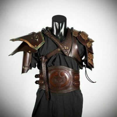 Medieval Leather Full Suit Of Barbarian Armor /Celtic Full Body