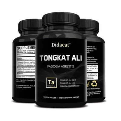 DIDACAT Testosterone Booster Capsules for Men, Male Enhancement Pills, Energy, Libido