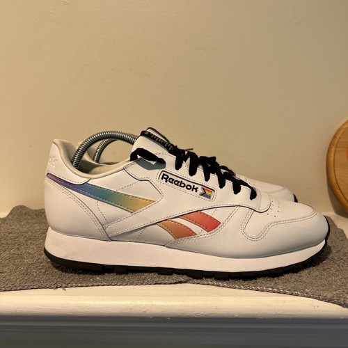 rainbow reebok trainers