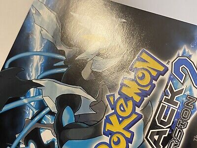 POKEMON Black 2 (Nera 2) ITA Version Original IT DS CASE Paper Artwork &  Inserts