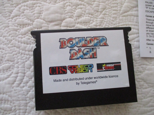 COLECOVISION Game - Boulder Dash from Telegames - New in Unsealed Box - Picture 8 of 13