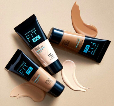 Maybelline Fit Me! Mattifying Foundation +Poreless Normal to Oily Skin, 30ml