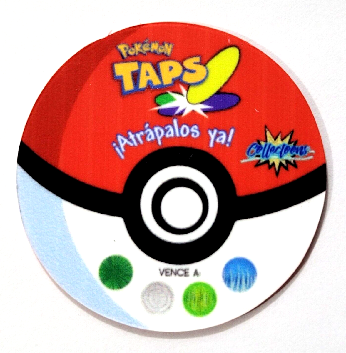 TAZO POKEMON EC1 #077 PONYTA 2023 Kanto PERU South America Pogs
