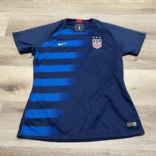 Nike Women's 2018/19 USA Away Stadium Jersey Navy 893960 410 Size L