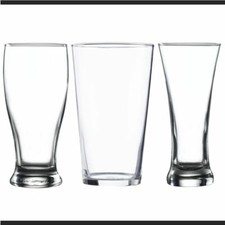 Beer Pint Glasses - Catering Quality - Packs of 2 or 4 or 6 - FAST DELIVERY