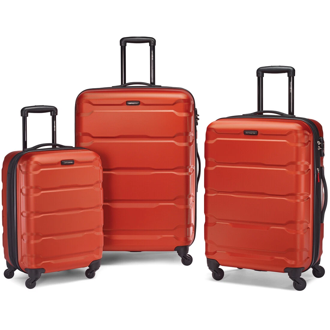 Samsonite Omni Hardside Luggage Set NEST SP20 24 28 Burnt Orange