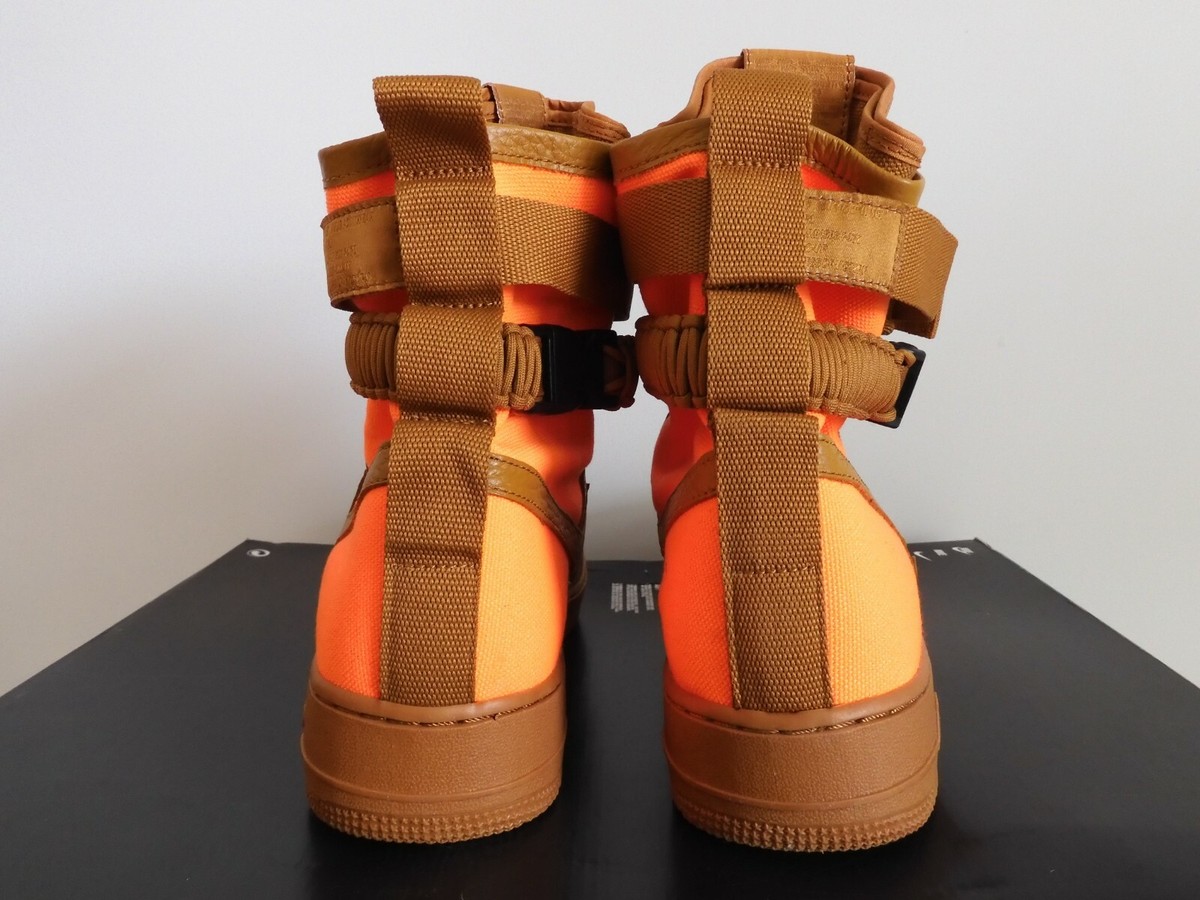 NIKE AIR FORCE 1 SF AF1 QS SPECIAL FIELD BOOTS DESERT OCHRE