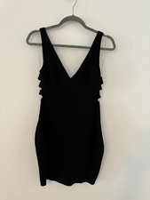 Windsor Black Side Splits Dress Size Large