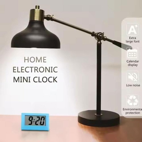 LCD Small Battery-operated Digital Clock With Button Table For Office - Picture 7 of 13