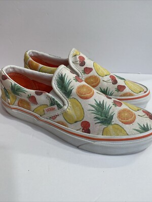 Vans Low Authentic Skate Shoes Sneakers Fruit Unisex M/6