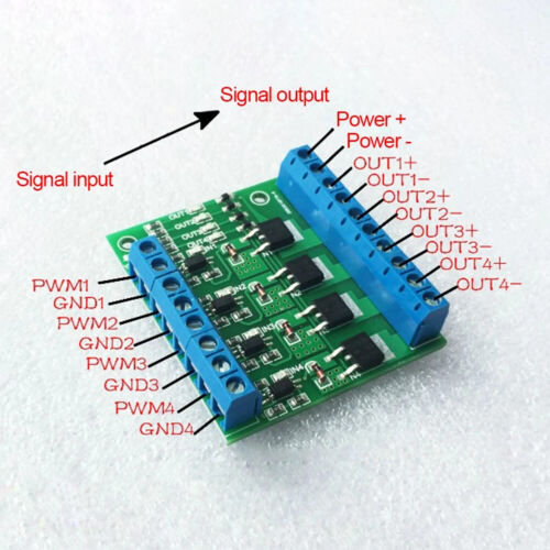 Optically Isolated MOS FET 4 Channel Controller Board - Picture 4 of 7