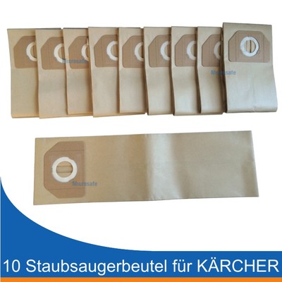 10-20 Staubsaugerbeutel für Kärcher A 2701 2801 pt plus wie 6.904-263 SZ7