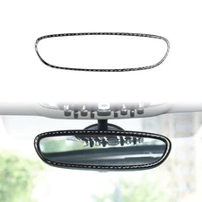 Real Carbon Fiber Reflector Frame Trim for Mini F60 Countryman Cooper 17-23