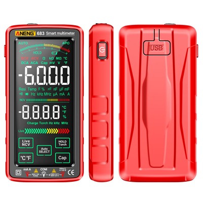ANENG 683 6000 Counts Large Screen Digital Multimeter -burn-Proof Multimeter Set