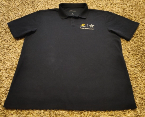 Taco Bueno Dallas Cowboys Shirt Herren XL Blau Kurzarm Polo Pullover Mitarbeiter