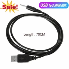 USB 2.0 Audio Aux 3.5 mm Jack to Headphone Cable male to male Lead Wire Cord lot