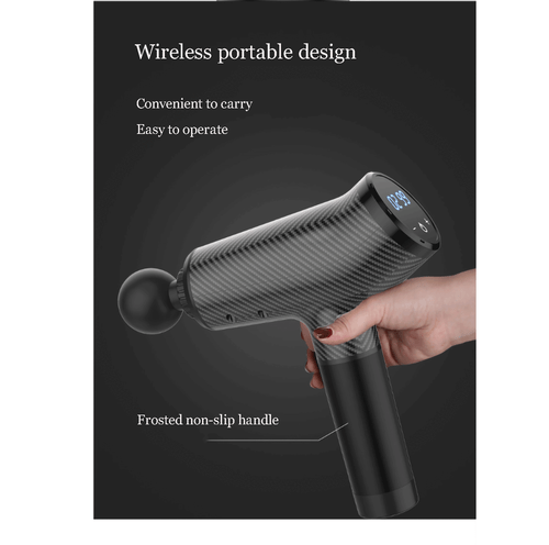 LCD Screen Sports Muscle Vibration Relaxing Tissue Percussion Massage Gun 6 head - Picture 9 of 29