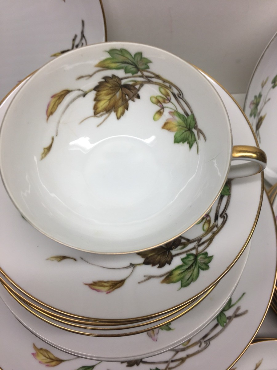 Vintage Wentworth China Eterna Shape Autumn 7516 Japan 64 Piece